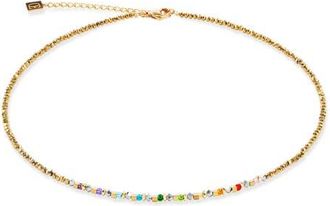 Coeur de Lion Golden Whisper Necklace in Rainbow at Nordstrom