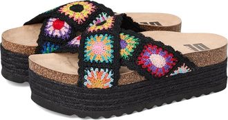 Dirty Laundry Plays Womens Shoes Black Crochet : 5.5 B - Medium, Textile