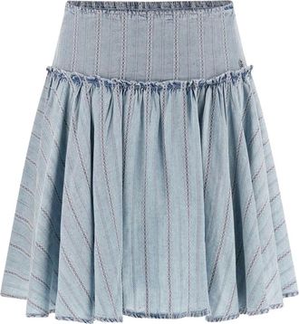 Guess Rokken, Dames, Blauw, W25, Denim, Denim Skirts