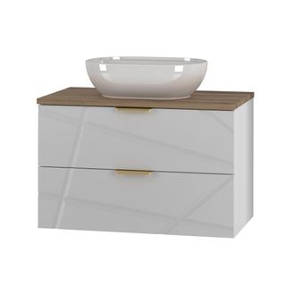 Petits Meubles Mueble lavabo estratificado Blanco