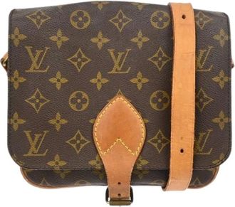 Louis Vuitton Pre-owned Cross Body Bags, female, Brown, Size: ONE SIZE Pre-owned Cartouchiere Handbag