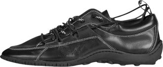 Sams&oslash;e & Sams&oslash;e Saastra Hybrid Flats 15978 - Dames - Veterschoenen - Zwart - 38 EU - Leer - Schoenen