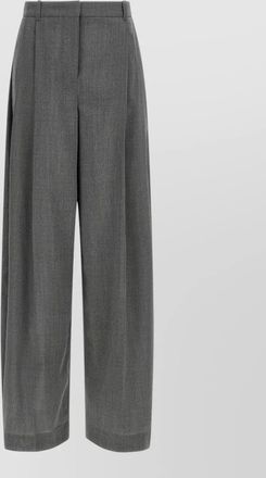 Jacquemus mens trousers wide leg pleated belt loops