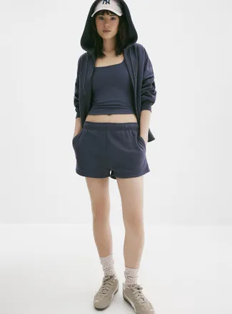 Twik Womens Fleece mini short