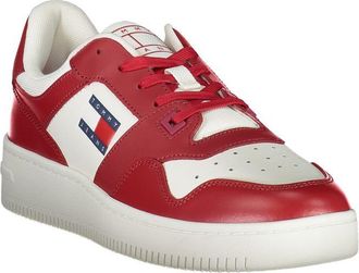 Tommy Hilfiger Leather Colorblock Sneaker - Red