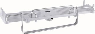 OEM Etagere De Douche - Telescopique 32-48 Cm - Sans Per&ccedil;age - Avec Porte-serviettes - Blanc