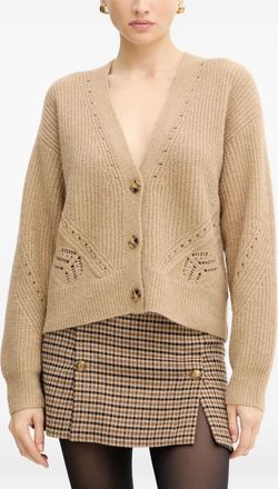 BOSS Cardigan con bottoni - Toni neutri