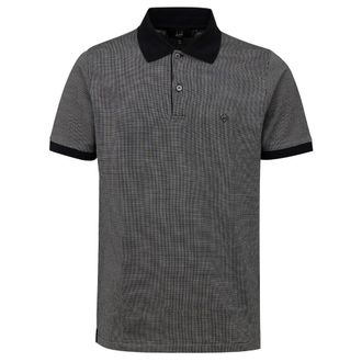 Dunhill Black Cotton Polo Mens Shirt