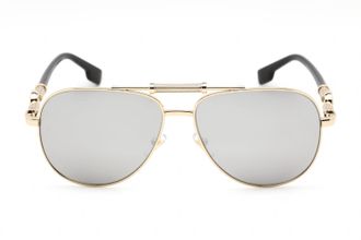 Versace 0VE2236 Aviator Metal Sunglasses - Gold