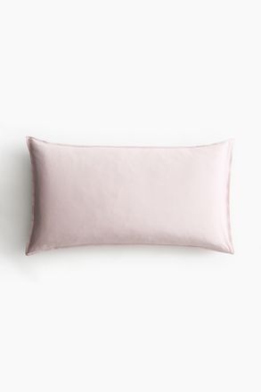 H&M Kopfkissenbezug aus gewaschenem Leinenmix - Pink