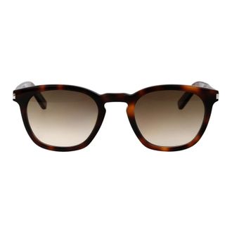 Saint Laurent Sunglasses, unisex, Brown, Size: 49 MM SL 28 Sunglasses