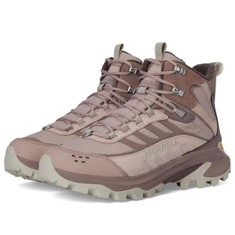 Merrell Merrell Moab Speed 2 J038430 Womens Pink Waterproof Hiking Shoes RHS9488
