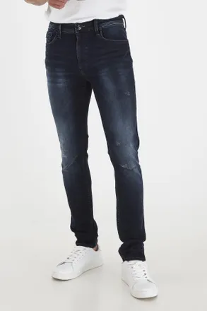 Blend Skinny-fit-Jeans BLEND Echo Multiflex, Herren, Gr. 30, L&auml;nge 32, blau (blau, schwarz), Denim/Jeans, Obermaterial: 89% Baumwolle, 8% Elastomultiester, 