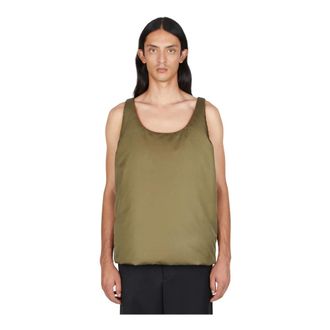 Prada Heren, Jassen, Groen, Maat: M Nylon