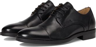 Tommy Hilfiger Creagan Mens Dress Flat Shoes Black Leather : 11.5 D - Medium
