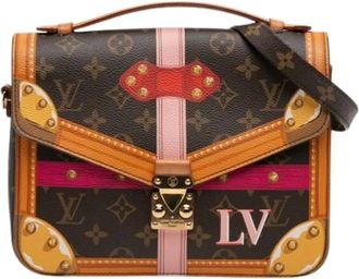 Louis Vuitton Pre-owned Handbags, female, Brown, Size: ONE SIZE Pre-owned Pochette Metis