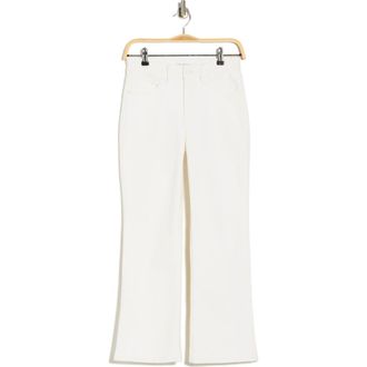 Good American Good Legs Crop Mini Bootcut Jeans in White001 at Nordstrom Rack, Size 22