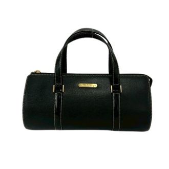 Burberry Pre-owned Handbags, female, Black, Size: ONE SIZE Pre-owned Leather Boston Bag