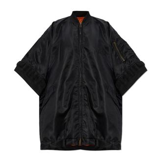 Maison Margiela Dames, Jassen, Zwart, Maat: 2XS Katoen