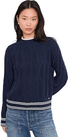Helly Hansen Knit Sweater Womens Sweater Navy : LG, Polyamide/Polyester/Viscose
