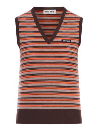 Miu Miu WOOL VEST - Miu Miu - Woman