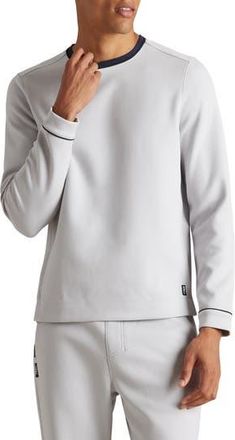 Rhone The Quantum Ribbed Pullover in Sleet Gray at Nordstrom Rack, Size Medium