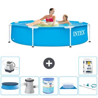 Intex Piscina Con Estructura Redonda - 244x51 Cm - 7-piezas S31437