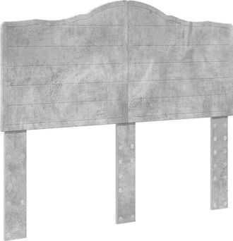 vidaXL Cabecero Gris Concreto 135 Cm Madera Contrachapada Vidaxl