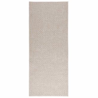 vidaXL Alfombras De &Aacute;rea Rectangular Faro Crema 150 X 80 Cm Poli&eacute;ster Vidaxl