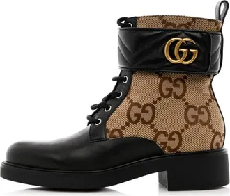 Gucci (WMNS) Gucci Ankle Boot Double G - Beige 678984-17K40-1284