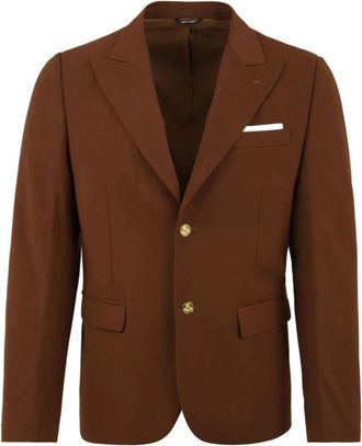 Daniele Alessandrini Bruine Jas Model G3533N8804400 - Heren - Blazers - Bruin - XL - Jassen