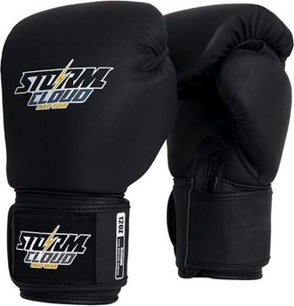 OEM Guantes De Muay Thai Stormcloud Blizzard Classic De Cuero Genuino De 10 Oz