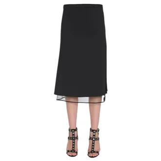 Versace Midi Skirts, female, Black, Size: 2XS Midi Skirt