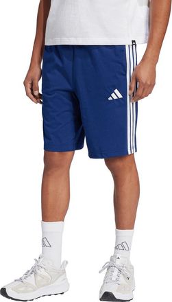 adidas Essentials 3-Stripes Fleece Shorts in Dark Blue/White at Nordstrom Rack, Size X-Large