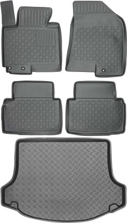 OEM Juego De Alfombrillas Para Coche Y Maletero Para Kia Sportback Iii Suv (2010-2015)