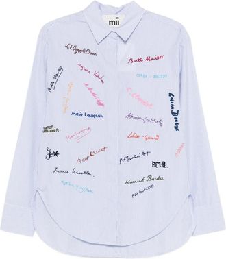 Mii Camicia a righe - Blu