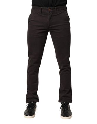 Sun 68 Cotton Stretch Skinny Mid Waist Men Trouser Mens Pants
