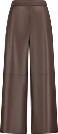 Max Mara Amati Broek - Dames - Broeken - Bruin - Maat: XL Zijde