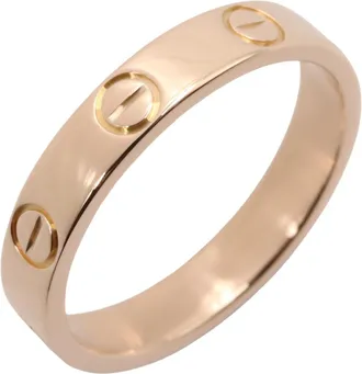 Cartier Gold Pink Gold (18K) Band Ring (Pre-Owned)