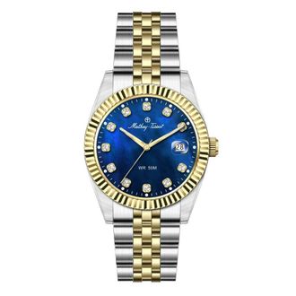 Mathey-Tissot Quartz Blue Mother of Pearl Dial Ladies Watch H250955A-B