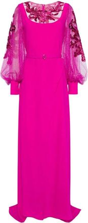 Saiid Kobeisy Crepe Dress With Envelope Skirt