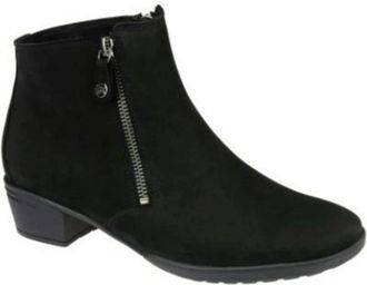 Hartjes Enkellaarsjes - Dames - Laarzen met Hak - Zwart - 38 1/2 EU - Schoenen
