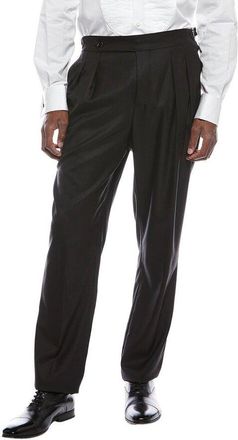 Brunello Cucinelli Black Pleated Evening Trousers, Brand Size 46 (US Size 30)