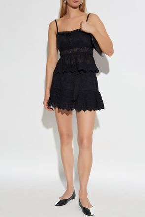 LoveShackFancy Skirt Nerina, Womens, Black