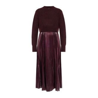 AllSaints Party Dresses, female, Red, Size: XS Spark 2-in-1 Dress