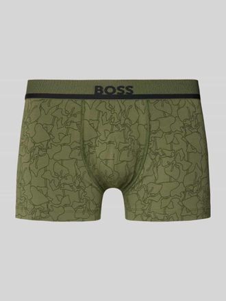 HUGO BOSS Regular Fit Trunks aus Baumwoll-Mix Modell TRUNK 365 in Oliv, Gr&ouml;&szlig;e XXL