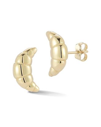 Ember Fine Jewelry 14K Croissant Stud Earrings