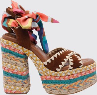 Kurt Geiger Sandalo Chelsea in camoscio e raso