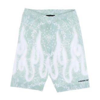 Vision Of Super Mujer, Pantalones cortos, Verde, Talla: M