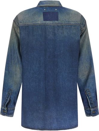 Golden Goose Womens Blue Polyester Blouse